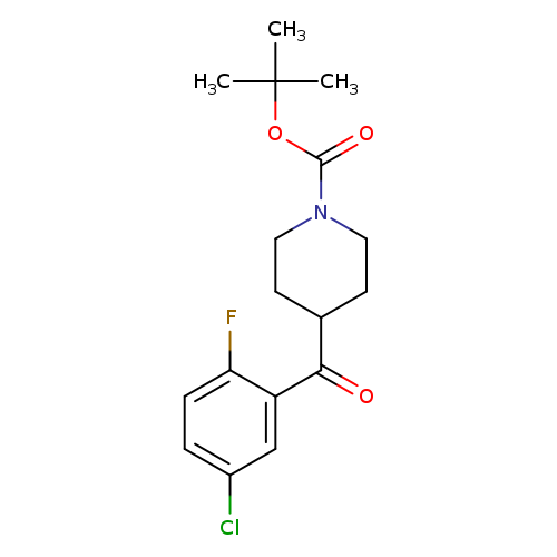 tert-Butyl 4-(5-chloro-2-fluorobenzoyl)piperidin-1-carboxylate