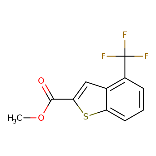 Benzo[b]thiophene-2-carboxylic acid, 4-(trifluoromethyl)-, methyl ester
