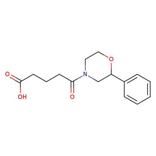 5-oxo-5-(2-phenylmorpholino)pentanoic acid