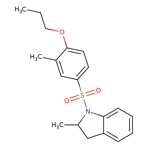 2-methyl-1-(3-methyl-4-propoxybenzenesulfonyl)-2,3-dihydro-1H-indole