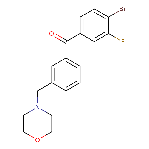 4-Bromo-3-fluoro-3'-morpholinomethyl benzophenone