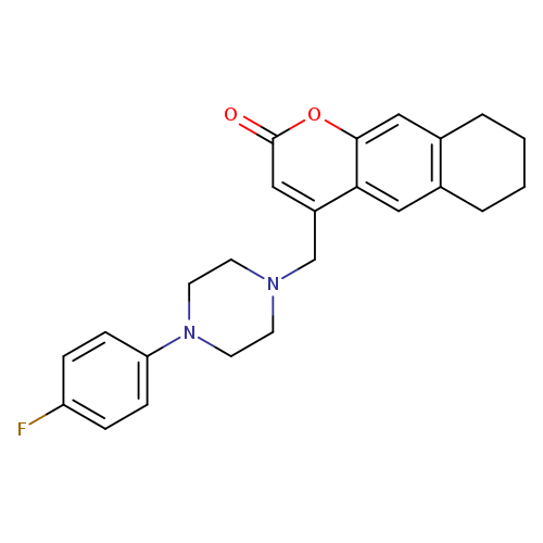 4-{[4-(4-fluorophenyl)piperazin-1-yl]methyl}-2H,6H,7H,8H,9H-cyclohexa[g]chromen-2-one
