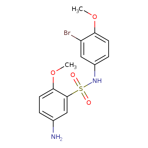 5-amino-N-(3-bromo-4-methoxyphenyl)-2-methoxybenzene-1-sulfonamide