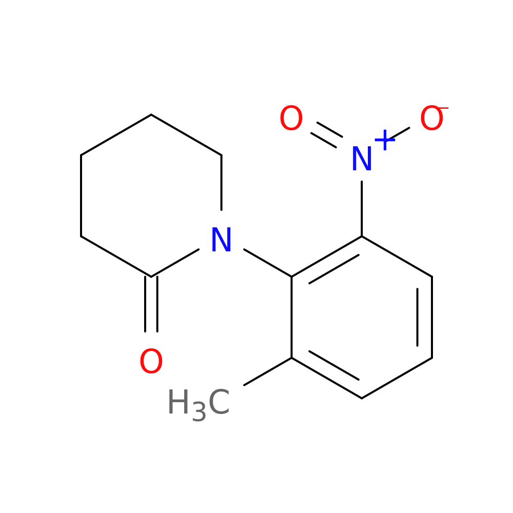 1-(2-Methyl-6-nitrophenyl)piperidin-2-one