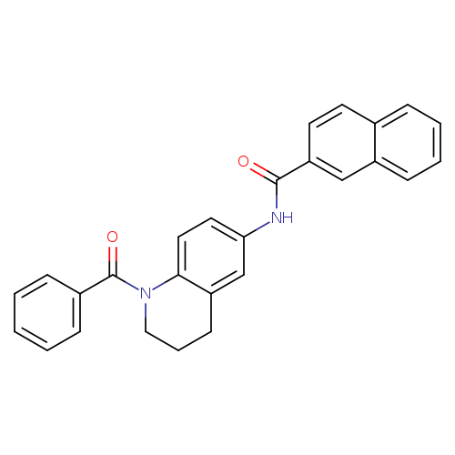 N-(1-benzoyl-1,2,3,4-tetrahydroquinolin-6-yl)naphthalene-2-carboxamide
