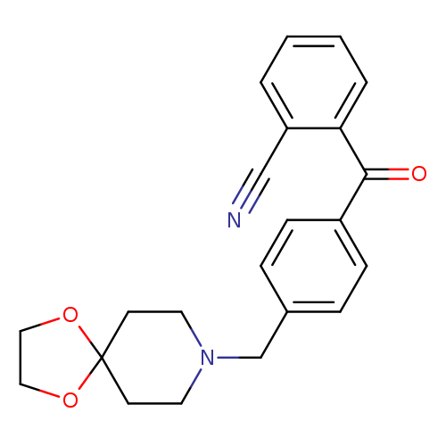 2-(4-(1,4-Dioxa-8-azaspiro[4.5]decan-8-ylmethyl)benzoyl)benzonitrile