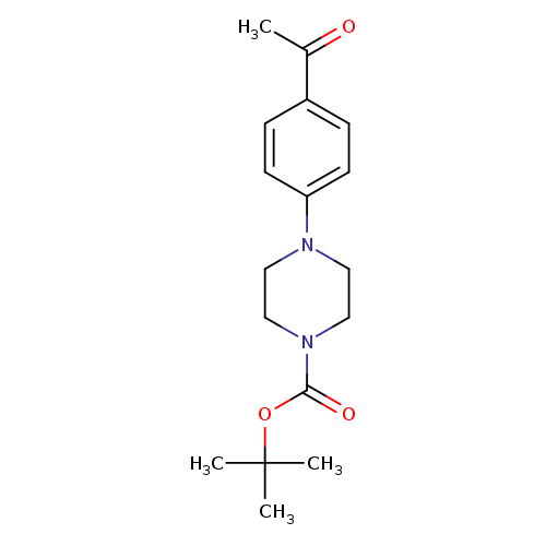1-Piperazinecarboxylic acid, 4-(4-acetylphenyl)-, 1,1-dimethylethyl ester