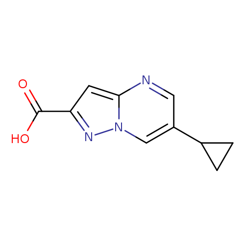6-Cyclopropylpyrazolo[1,5-a]pyrimidine-2-carboxylic acid