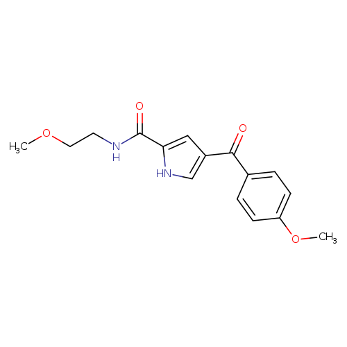 4-(4-methoxybenzoyl)-N-(2-methoxyethyl)-1H-pyrrole-2-carboxamide