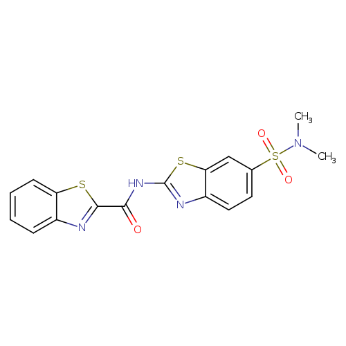 N-[6-(dimethylsulfamoyl)-1,3-benzothiazol-2-yl]-1,3-benzothiazole-2-carboxamide