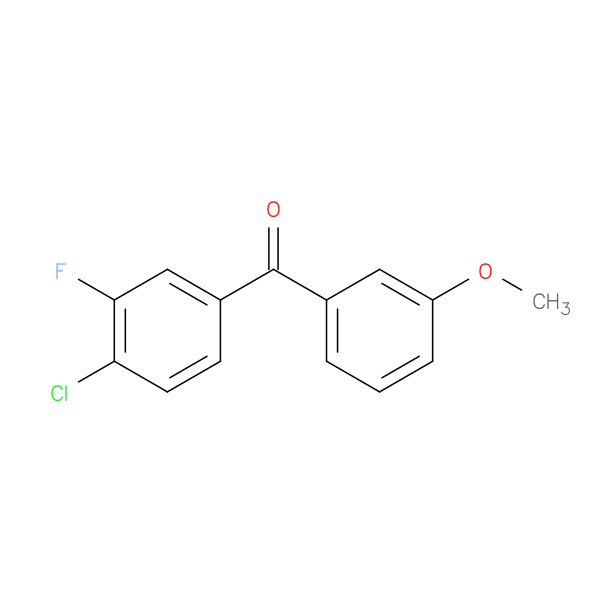 4-Chloro-3-fluoro-3'-methoxybenzophenone