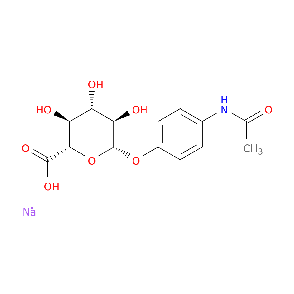 p-Acetamidophenyl β-D-glucuronide sodium salt