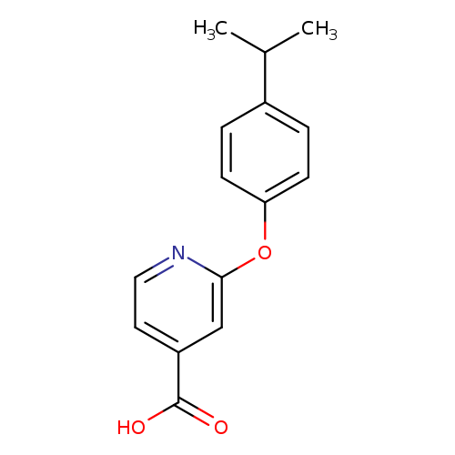 2-[4-(propan-2-yl)phenoxy]pyridine-4-carboxylic acid