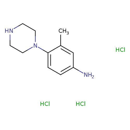 3-methyl-4-(piperazin-1-yl)anilinetrihydrochloride