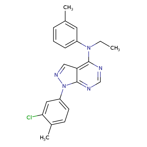 1-(3-chloro-4-methylphenyl)-N-ethyl-N-(3-methylphenyl)-1H-pyrazolo[3,4-d]pyrimidin-4-amine