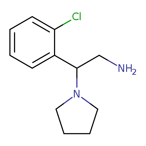 2-(2-Chlorophenyl)-2-pyrrolidin-1-ylethanamine