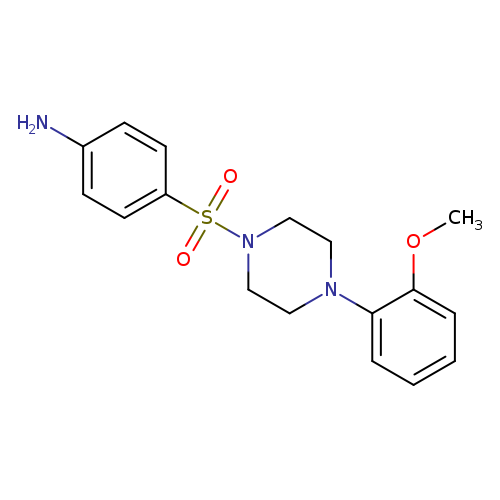 (4-([4-(2-Methoxyphenyl)piperazin-1-yl]sulfonyl)phenyl)amine