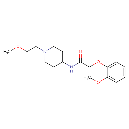 N-[1-(2-methoxyethyl)piperidin-4-yl]-2-(2-methoxyphenoxy)acetamide