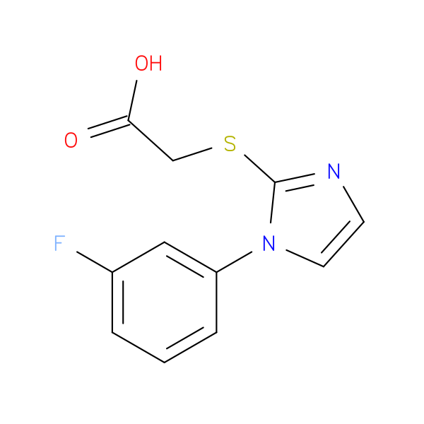 ([1-(3-Fluorophenyl)-1h-imidazol-2-yl]thio)acetic acid