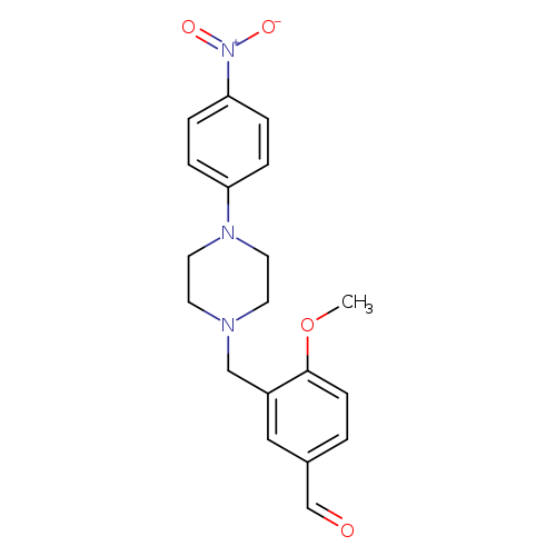 4-Methoxy-3-([4-(4-nitrophenyl)piperazin-1-yl]methyl)benzaldehyde