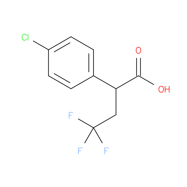 2-(4-Chlorophenyl)-4,4,4-trifluorobutanoic acid