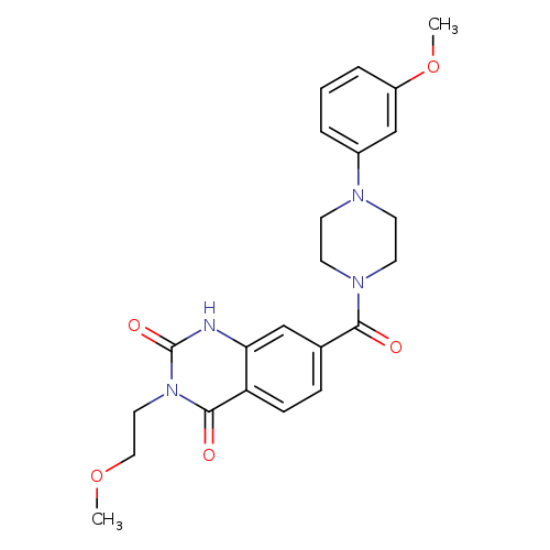 3-(2-methoxyethyl)-7-[4-(3-methoxyphenyl)piperazine-1-carbonyl]-1,2,3,4-tetrahydroquinazoline-2,4-dione