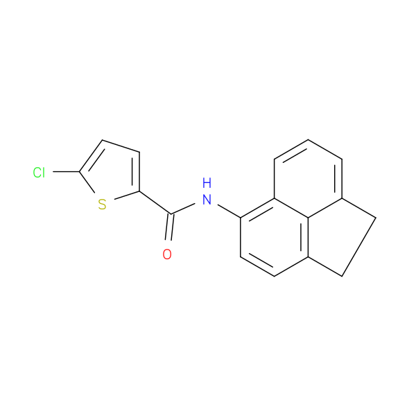 5-chloro-N-(1,2-dihydroacenaphthylen-5-yl)thiophene-2-carboxamide