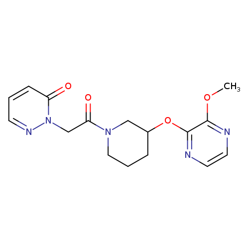 2-(2-{3-[(3-methoxypyrazin-2-yl)oxy]piperidin-1-yl}-2-oxoethyl)-2,3-dihydropyridazin-3-one