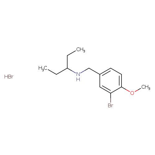 N-(3-bromo-4-methoxybenzyl)-3-pentanamine hydrobromide