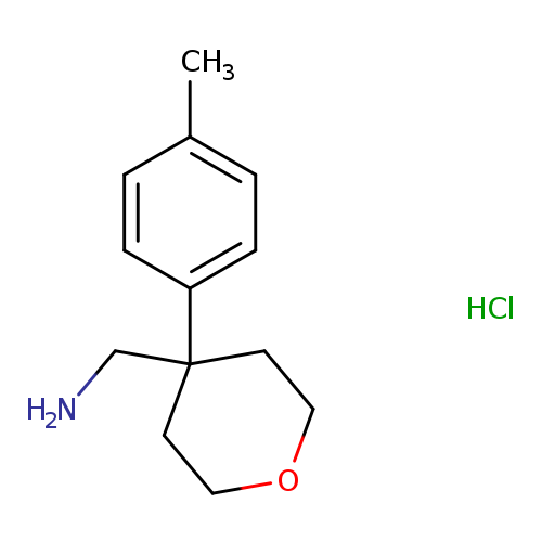[4-(4-methylphenyl)oxan-4-yl]methanamine hydrochloride