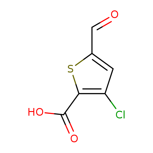 3-chloro-5-formylthiophene-2-carboxylicacid