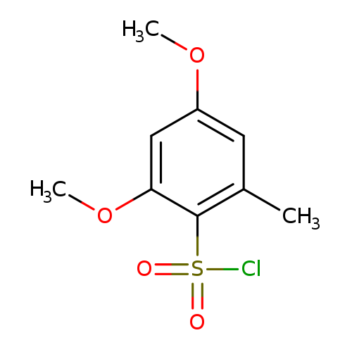 2,4-dimethoxy-6-methylbenzene-1-sulfonylchloride
