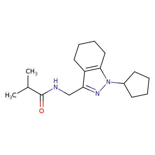 N-[(1-cyclopentyl-4,5,6,7-tetrahydro-1H-indazol-3-yl)methyl]-2-methylpropanamide