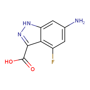 6-AMINO-4-FLUORO-3-(1H)INDAZOLE CARBOXYLIC ACID