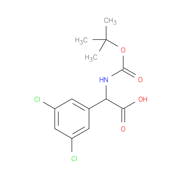 2-((Tert-Butoxycarbonyl)Amino)-2-(3,5-Dichlorophenyl)Acetic Acid