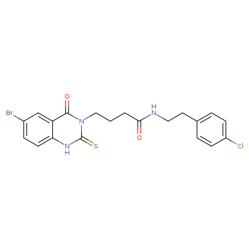 4-(6-bromo-4-oxo-2-sulfanylidene-1,2,3,4-tetrahydroquinazolin-3-yl)-N-[2-(4-chlorophenyl)ethyl]butanamide