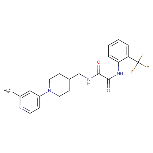 N'-{[1-(2-methylpyridin-4-yl)piperidin-4-yl]methyl}-N-[2-(trifluoromethyl)phenyl]ethanediamide
