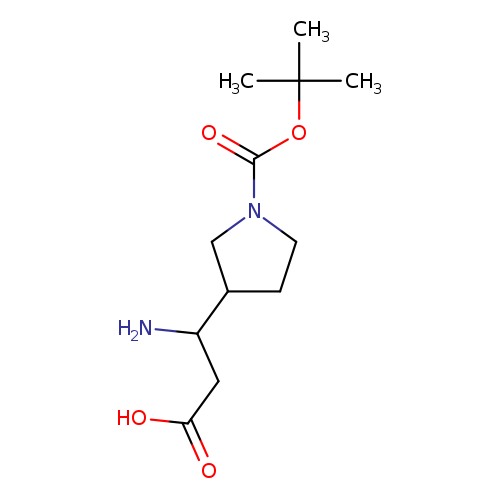 3-amino-3-(1-(tert-butoxycarbonyl)pyrrolidin-3-yl)propanoic acid