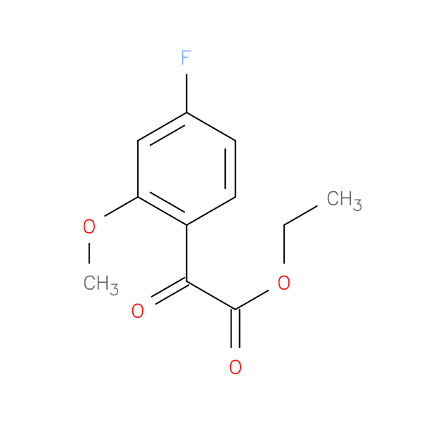 Ethyl 2-(4-fluoro-2-methoxyphenyl)-2-oxoacetate