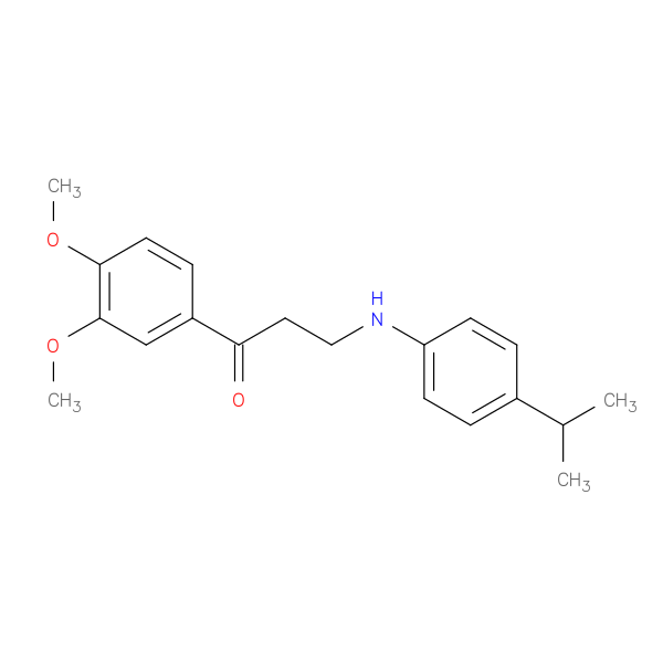 1-(3,4-dimethoxyphenyl)-3-{[4-(propan-2-yl)phenyl]amino}propan-1-one