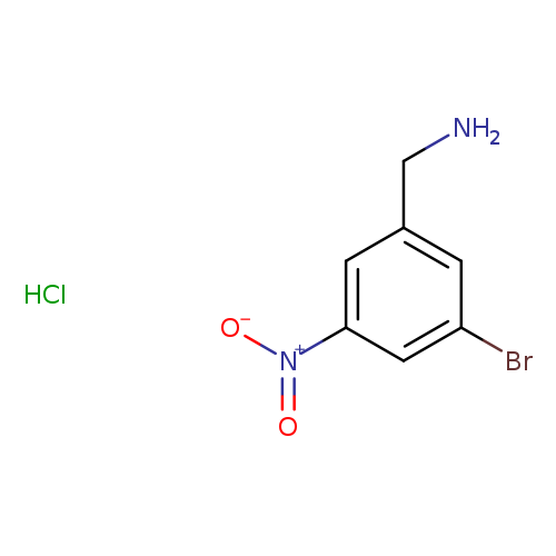 1-(3-bromo-5-nitrophenyl)methanamine hydrochloride