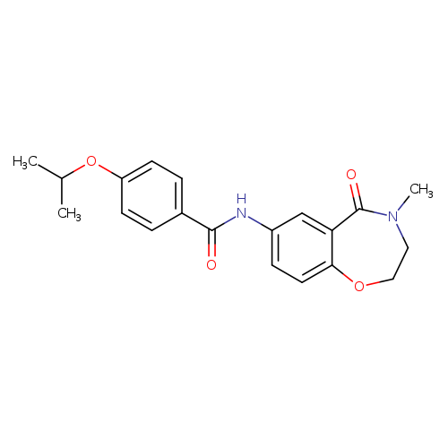 N-(4-methyl-5-oxo-2,3,4,5-tetrahydro-1,4-benzoxazepin-7-yl)-4-(propan-2-yloxy)benzamide