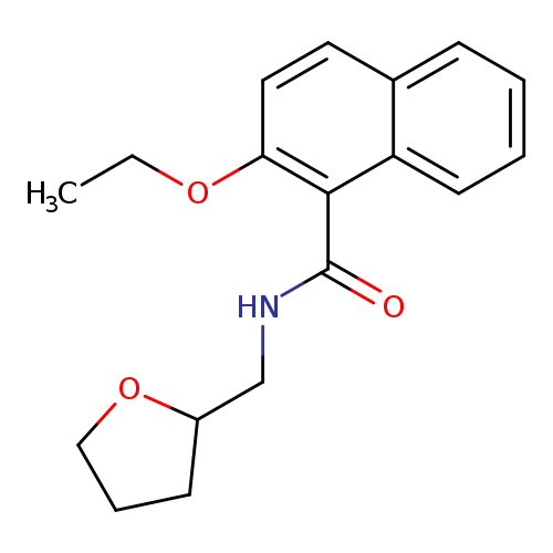 2-ethoxy-N-(tetrahydro-2-furanylmethyl)-1-naphthamide