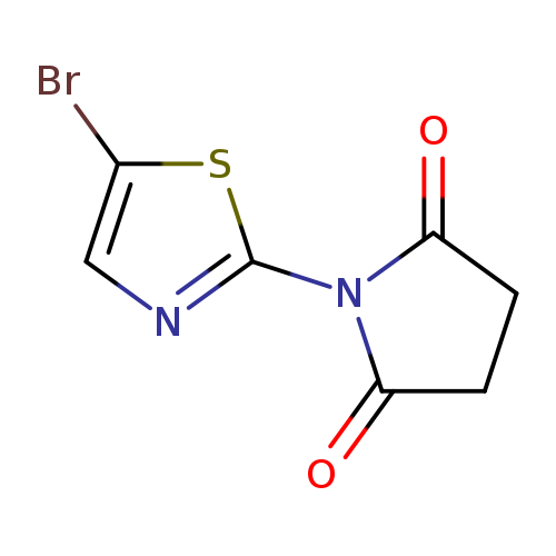 1-(5-bromo-1,3-thiazol-2-yl)pyrrolidine-2,5-dione
