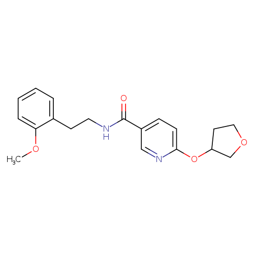 N-[2-(2-methoxyphenyl)ethyl]-6-(oxolan-3-yloxy)pyridine-3-carboxamide