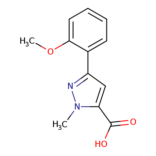 3-(2-Methoxyphenyl)-1-methyl-1H-pyrazole-5-carboxylic acid