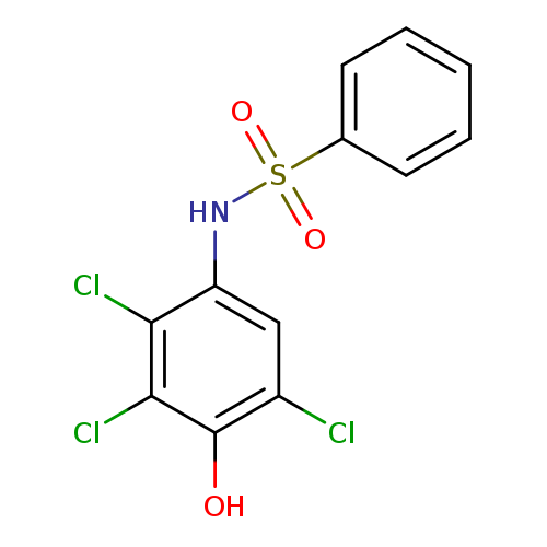 N-(2,3,5-trichloro-4-hydroxyphenyl)benzenesulfonamide