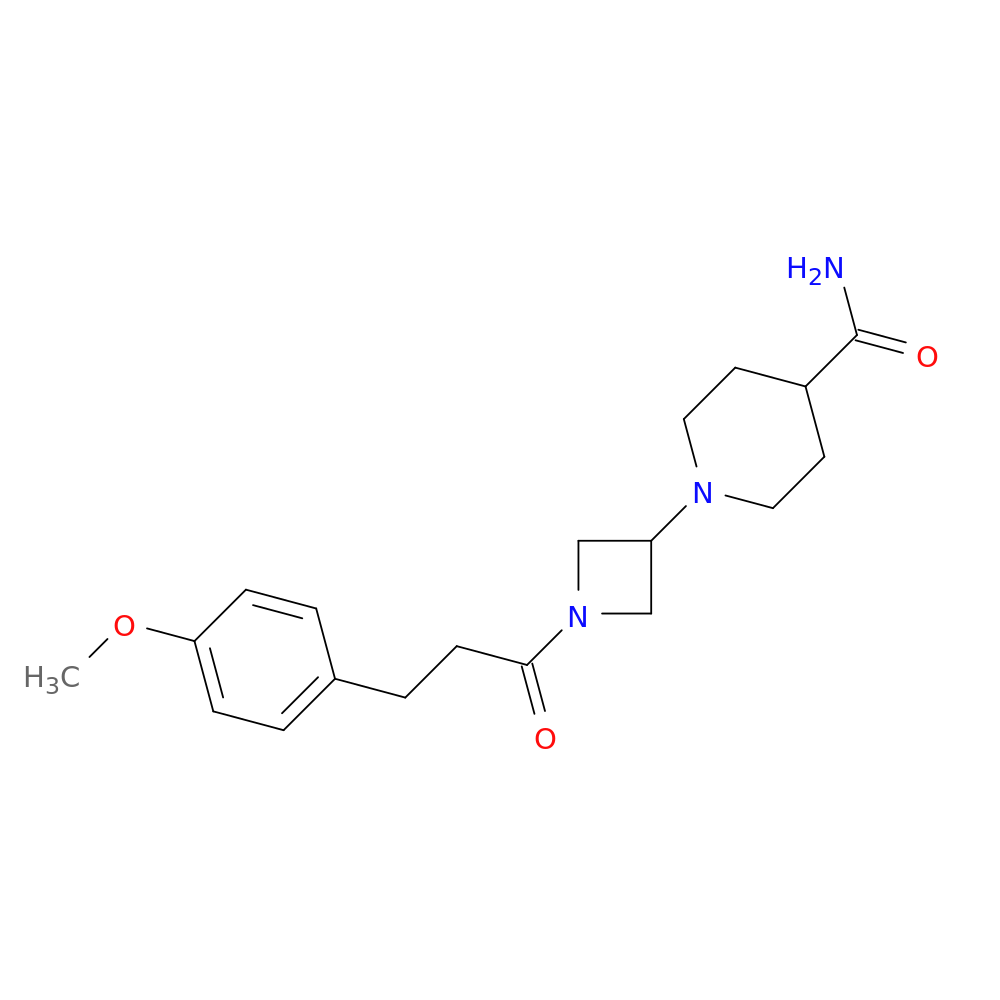 1-{1-[3-(4-methoxyphenyl)propanoyl]azetidin-3-yl}piperidine-4-carboxamide