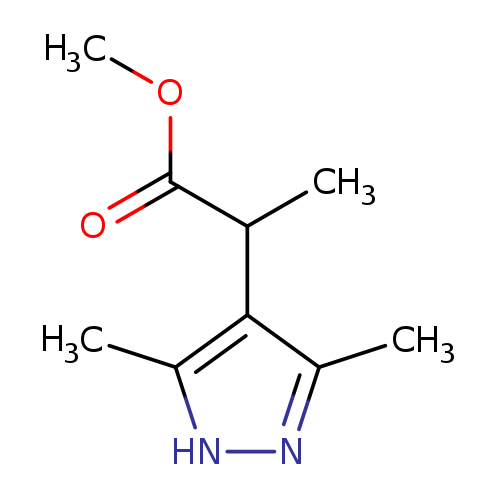 methyl 2-(3,5-dimethyl-1H-pyrazol-4-yl)propanoate