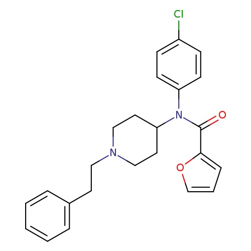 N-(4-chlorophenyl)-N-(1-phenethylpiperidin-4-yl)furan-2-carboxamide